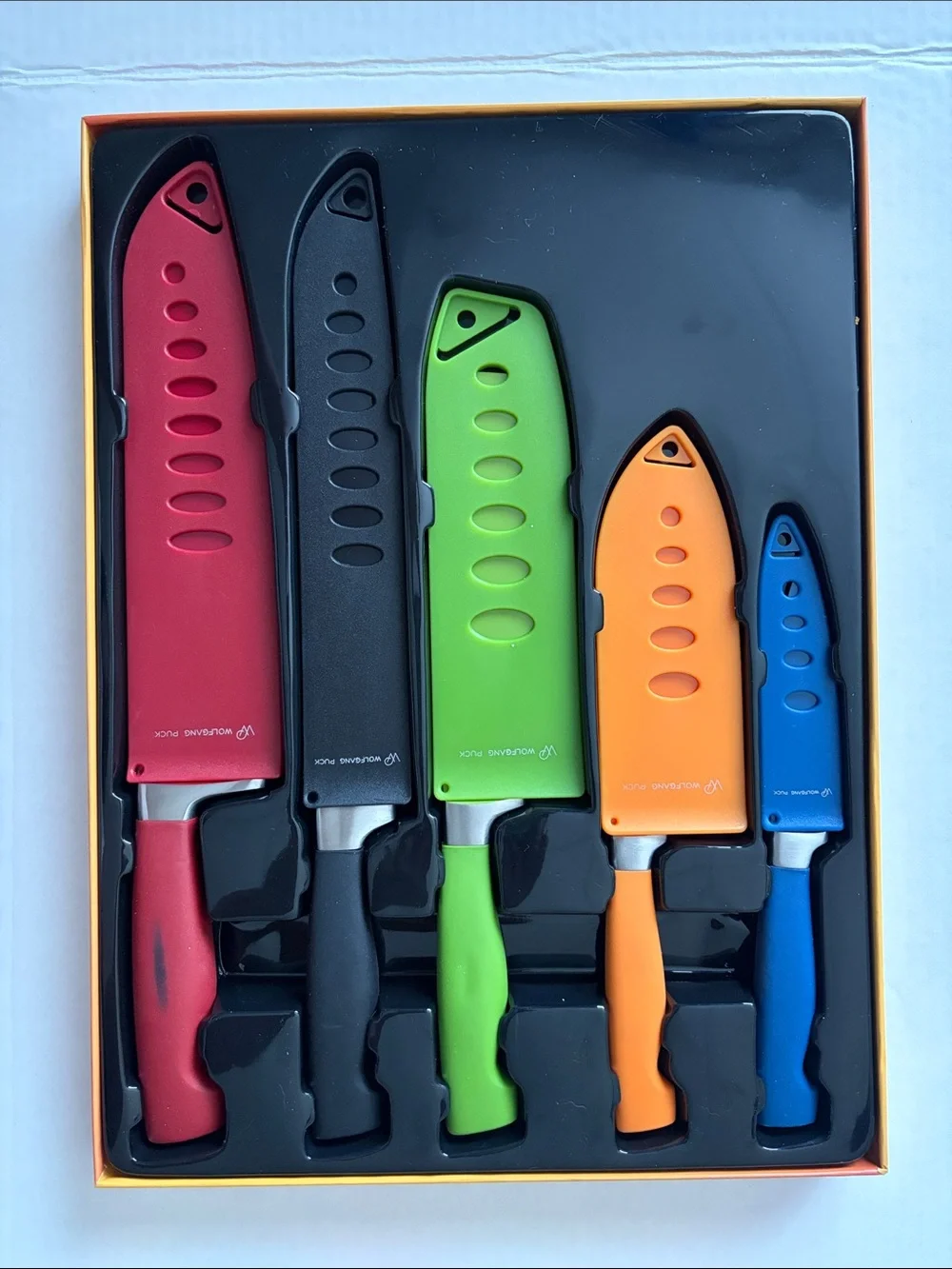 Wolfgang Puck 10-Piece Nonstick Cutlery Set - Orange